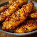 Easy Honey Butter Garlic Chicken Tenders for kids