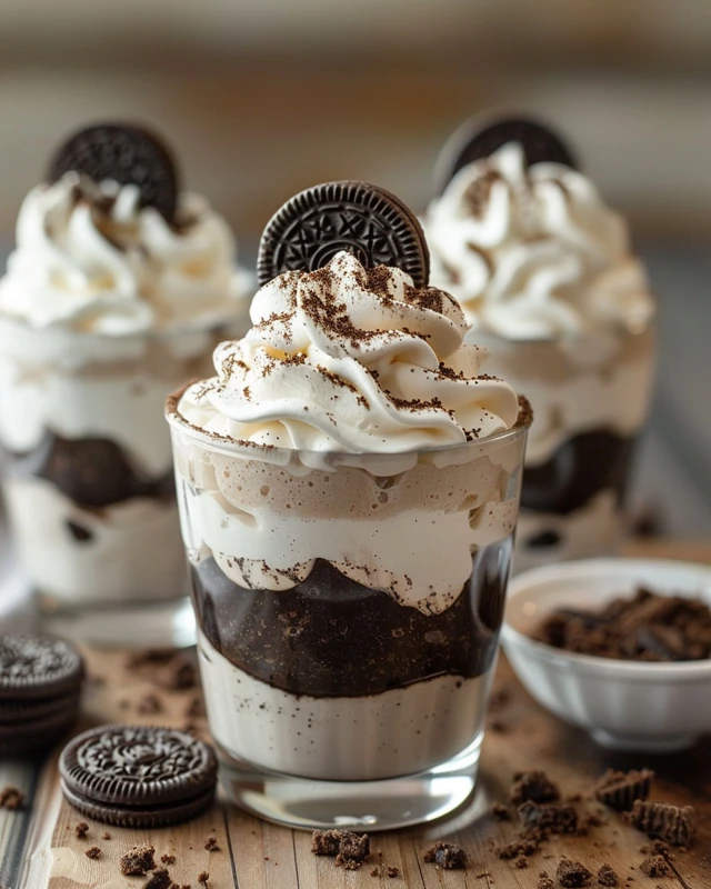 5 Ingredient Oreo Dessert Cups Easy Dessert for