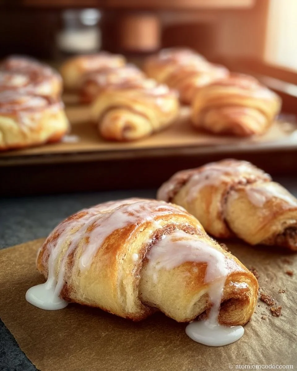 Crescent Cream Cheese Cinnamon Rolls
