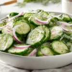 Easy Cucumber Salad for Fresh Summer Family Meals feature