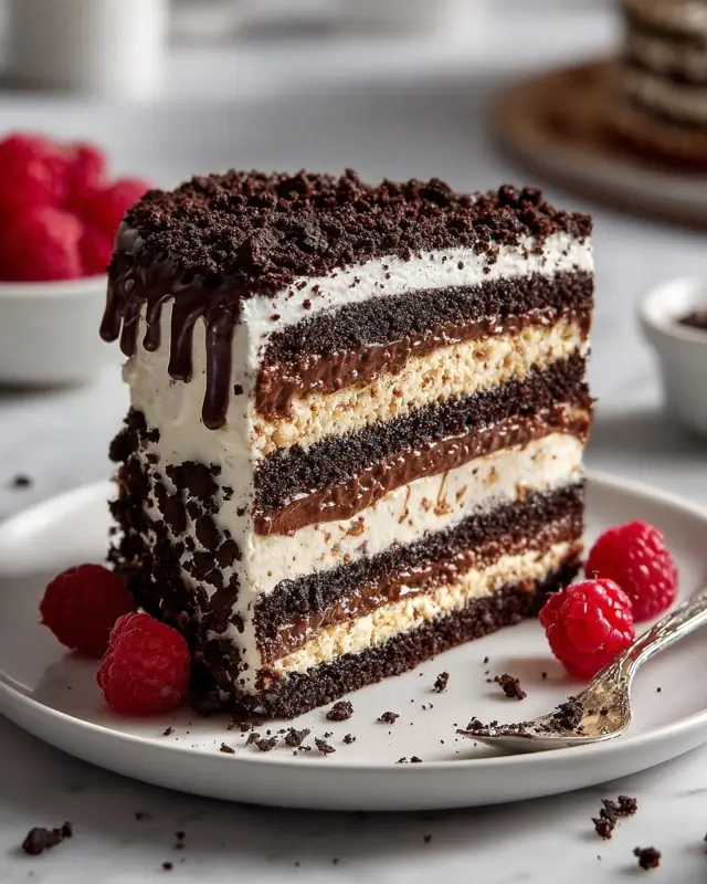 Ice Cream Sandwich Cake No Bake Summer Cake Kids