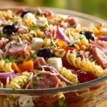 Italian Pasta Salad for Potlucks Picnics and Family Meals feature