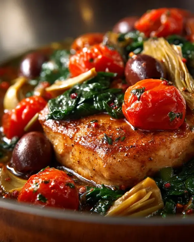 Mediterranean Chicken Skillet That Calms Weeknights Fast serving