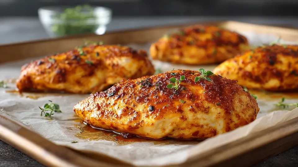 Oven Baked Chicken Breast for Easy Family Dinners feature