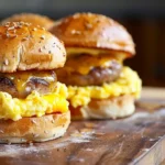 Quick Breakfast for Kids Sausage Egg Sliders feature