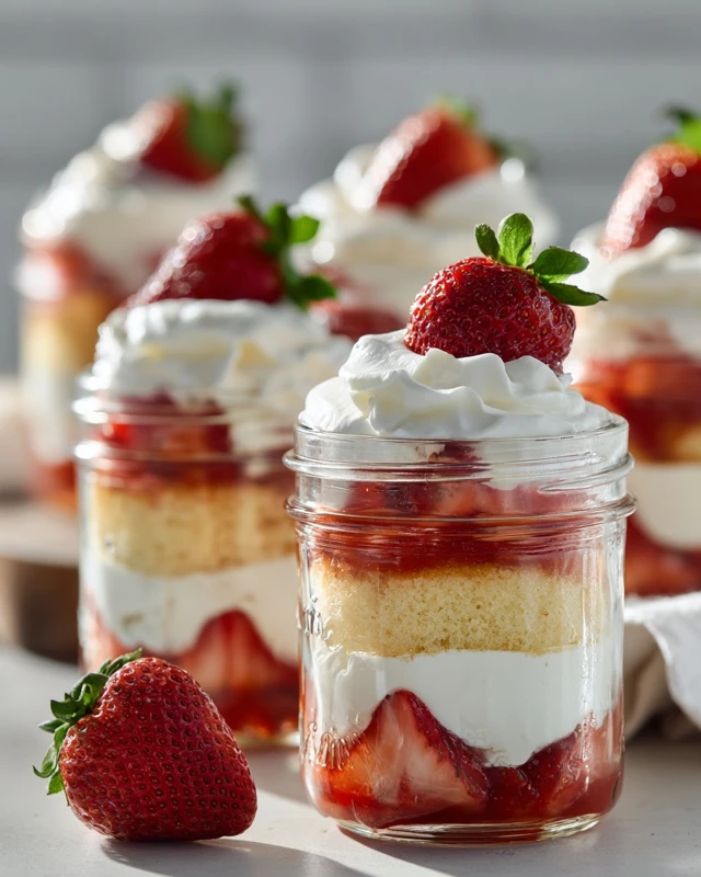 Strawberry Shortcake Cups for Summer Dessert Fun